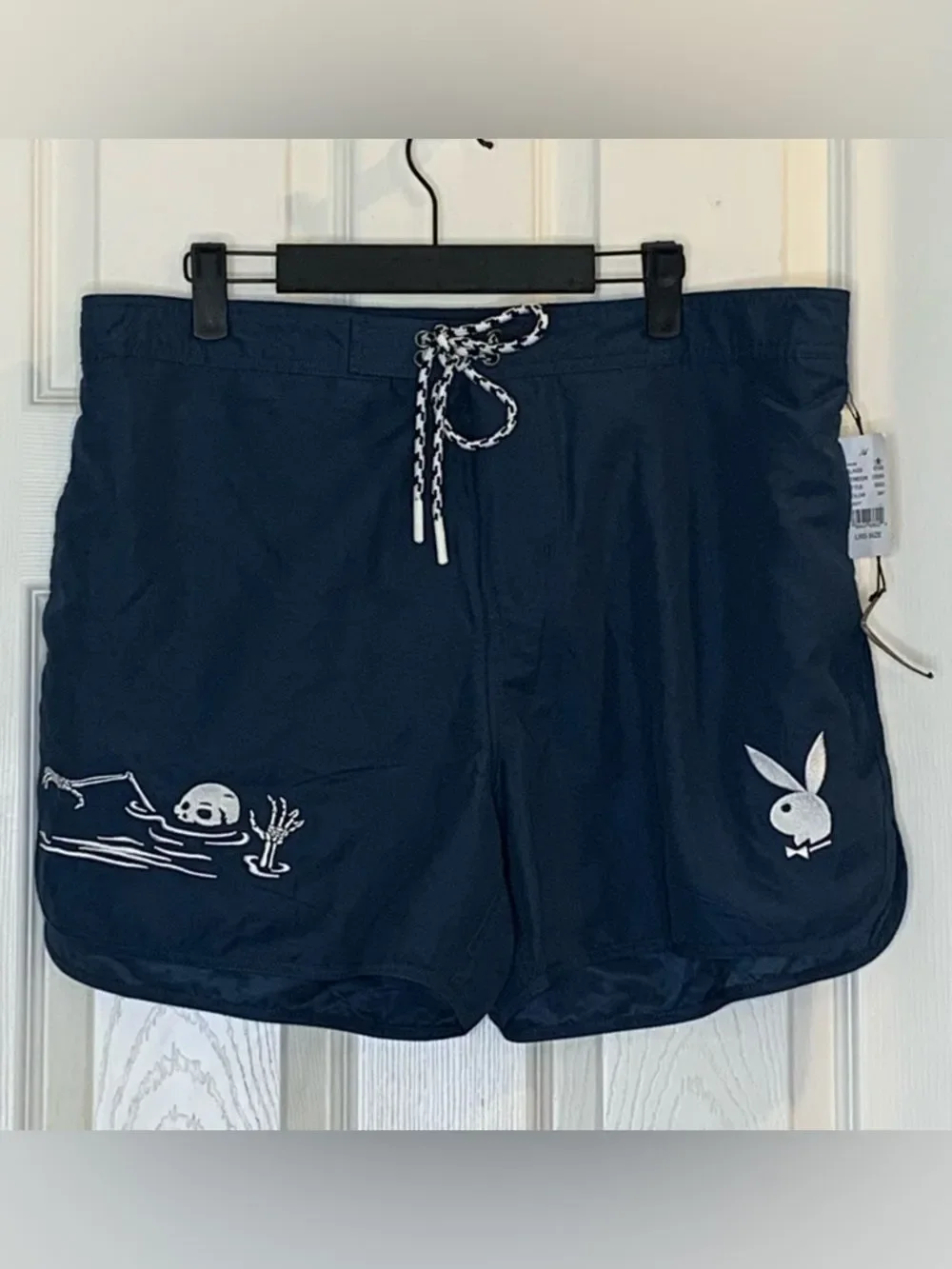 Playboy x Pacsun Swim Shorts Navy Size Large